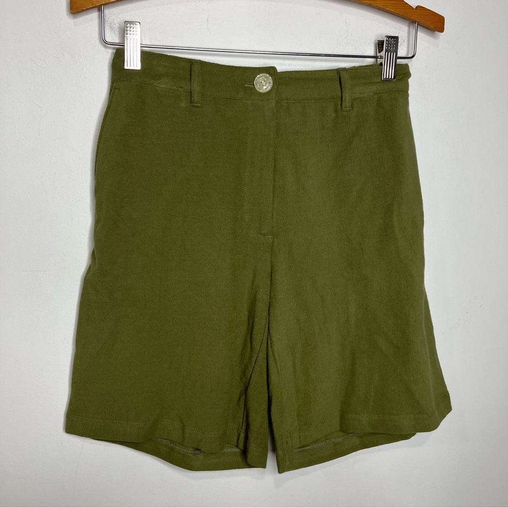 RicherPoorer rustic city short olive green women’s‎ size XS new with tags modern - Picture 4 of 12
